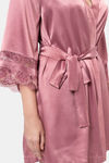 Amante Cotton Elastane Robe - Purple — thumbnail 6